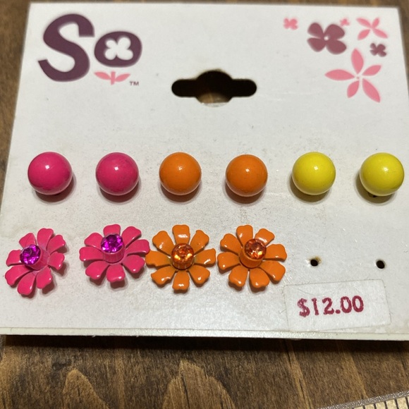 Earrings by SO - 5 pairs - brand new - Picture 6 of 6